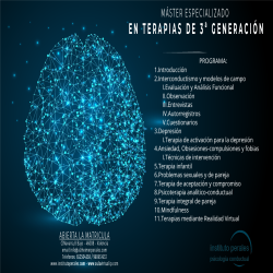 Máster especializado Terapias de 3ª Generación